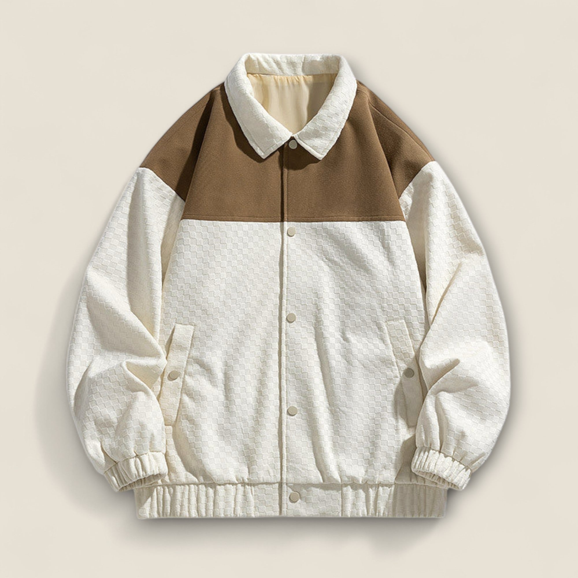 Miles - Tekstureret Jakke I To Farver