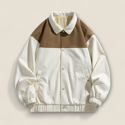 Miles - Tekstureret Jakke I To Farver