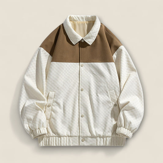 Miles - Tekstureret Jakke I To Farver