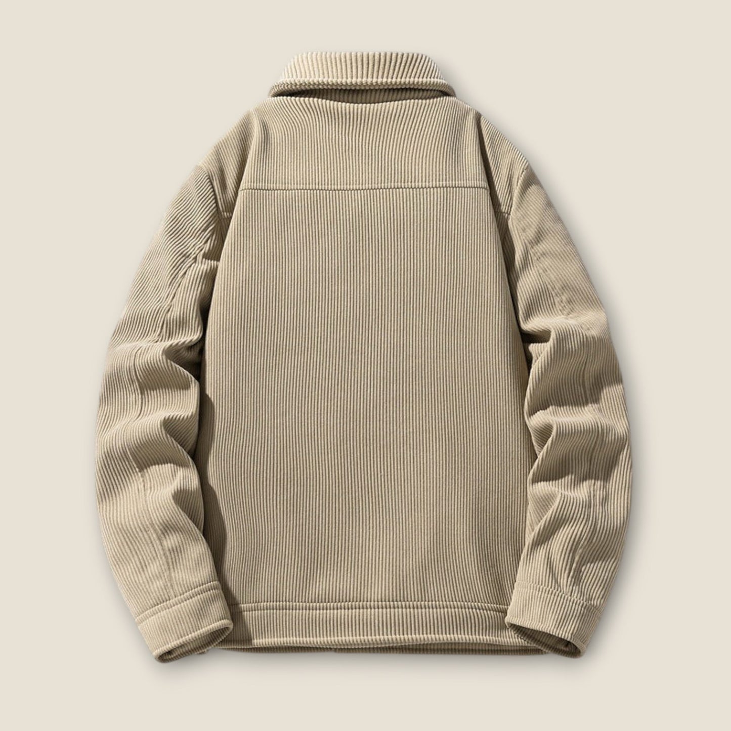 Henry - Fløjlsjakke med Sherpa-for