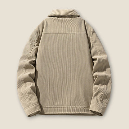 Henry - Fløjlsjakke med Sherpa-for