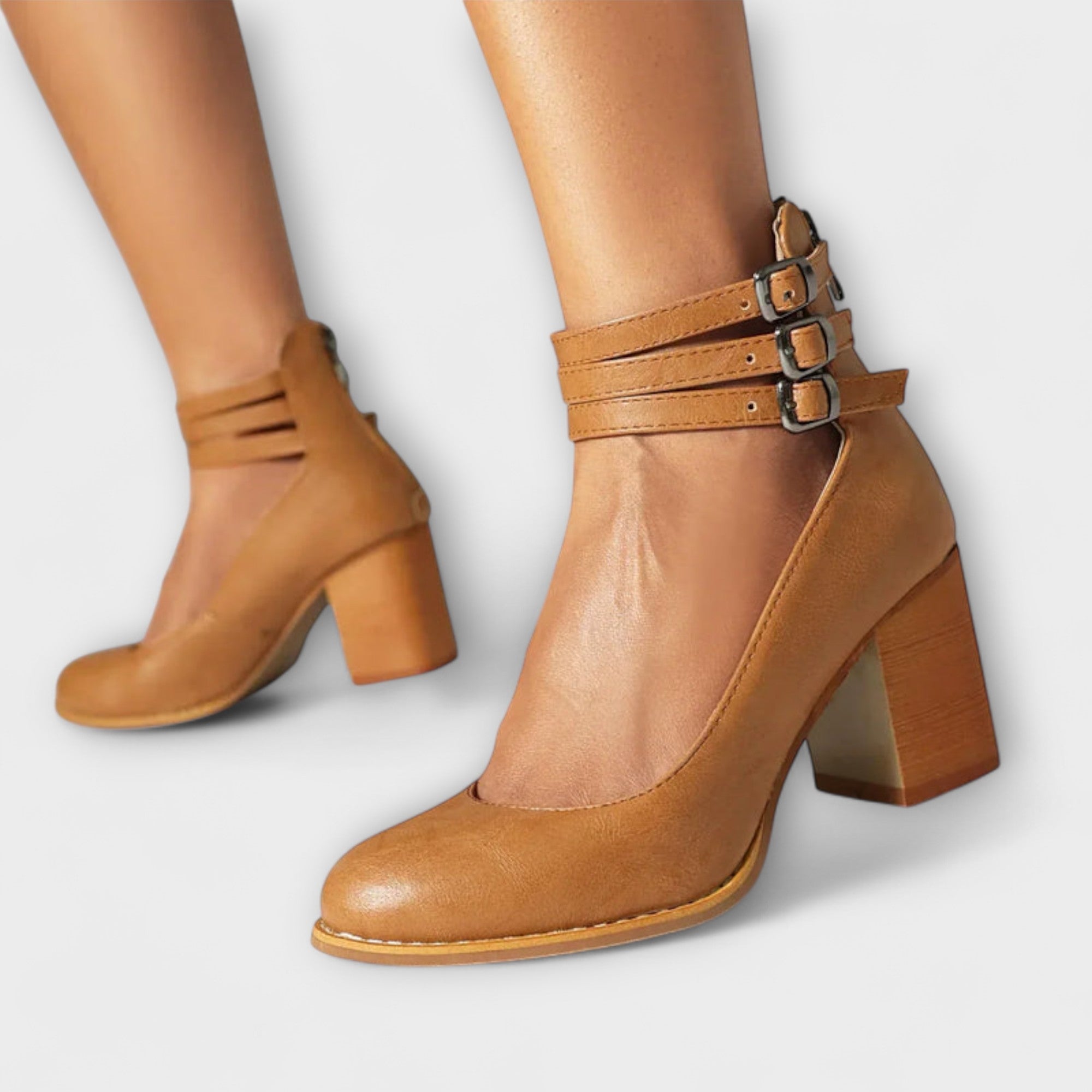 Alira – Pumps med Ankelrem Design