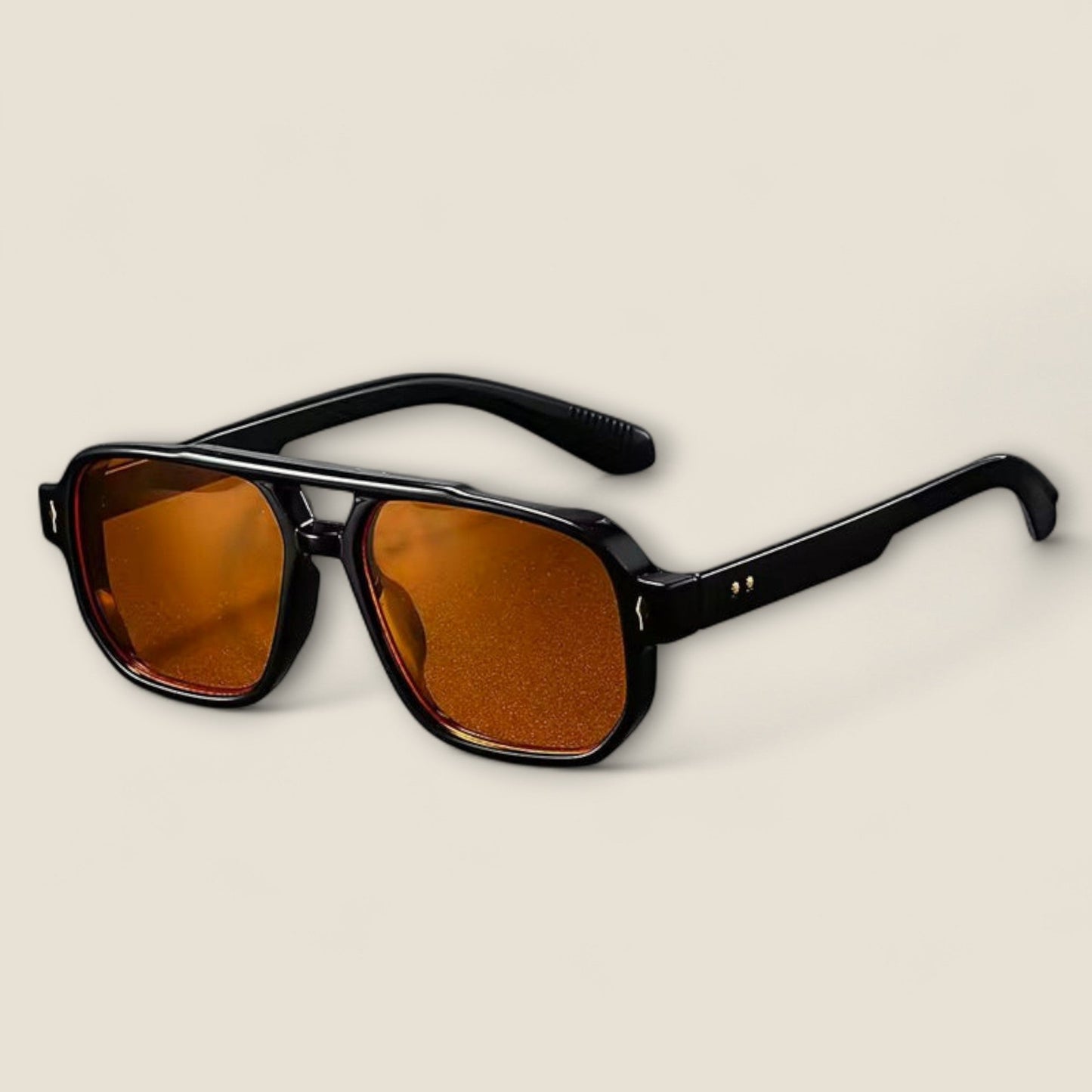 Bruno - Retro Firkantede Solbriller