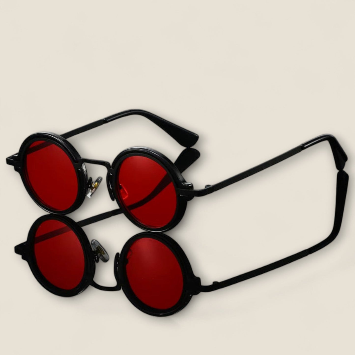 Enzo - Retro Runde Solbriller