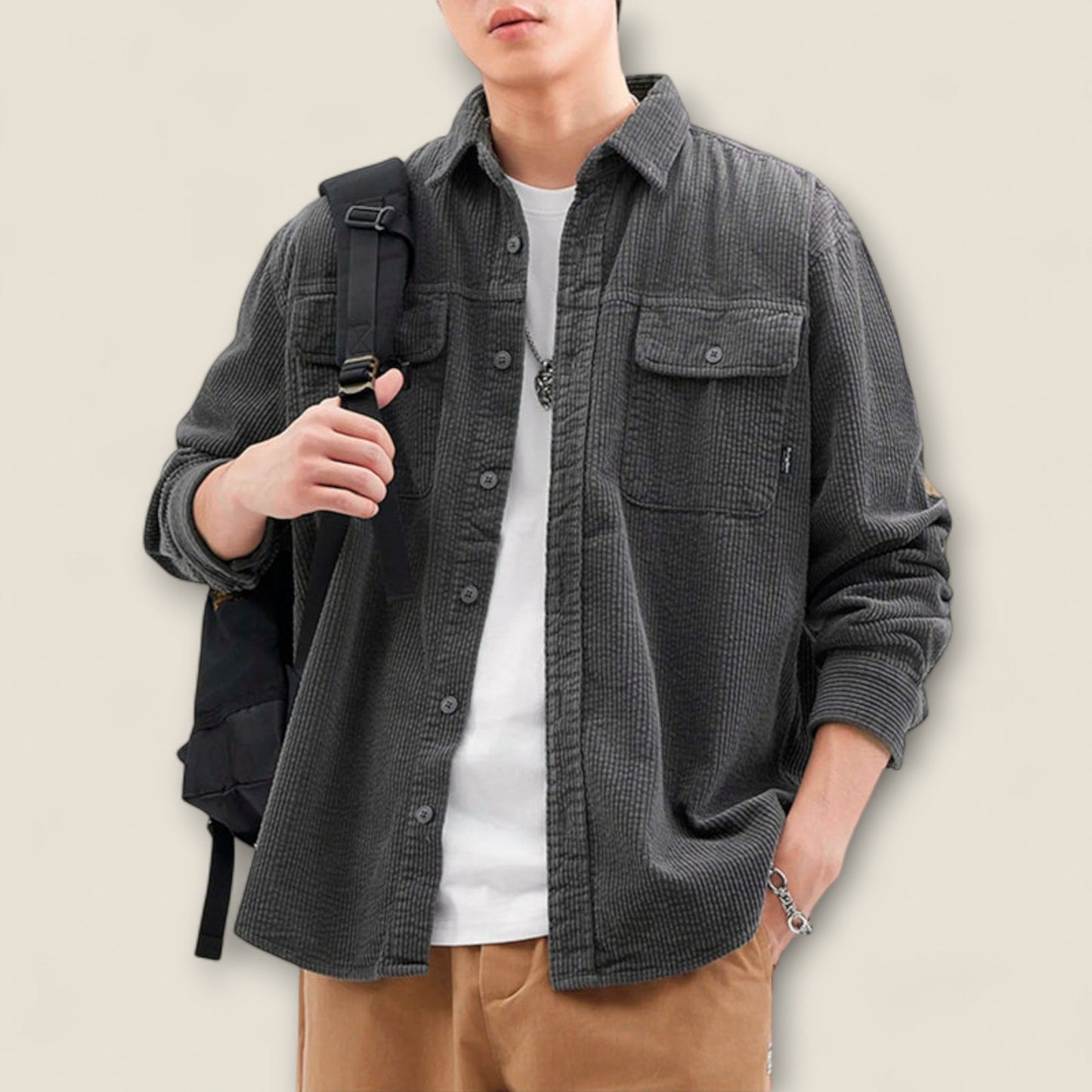 Giacomo - Utility Jakke i Corduroy