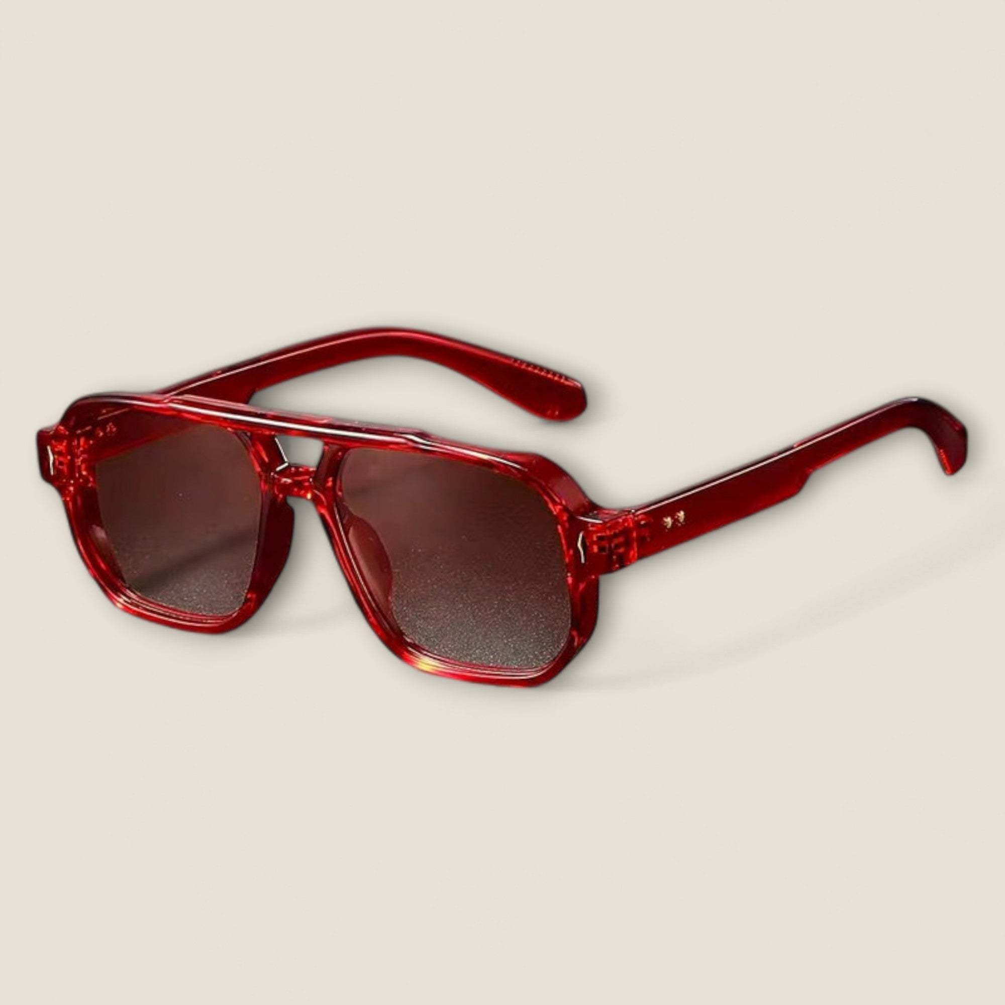 Bruno - Retro Firkantede Solbriller