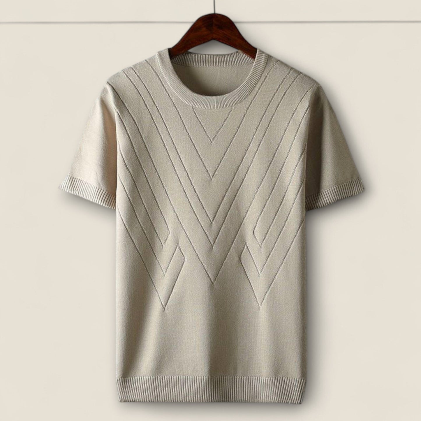 Landon - Is Silke Strikket T-Shirt