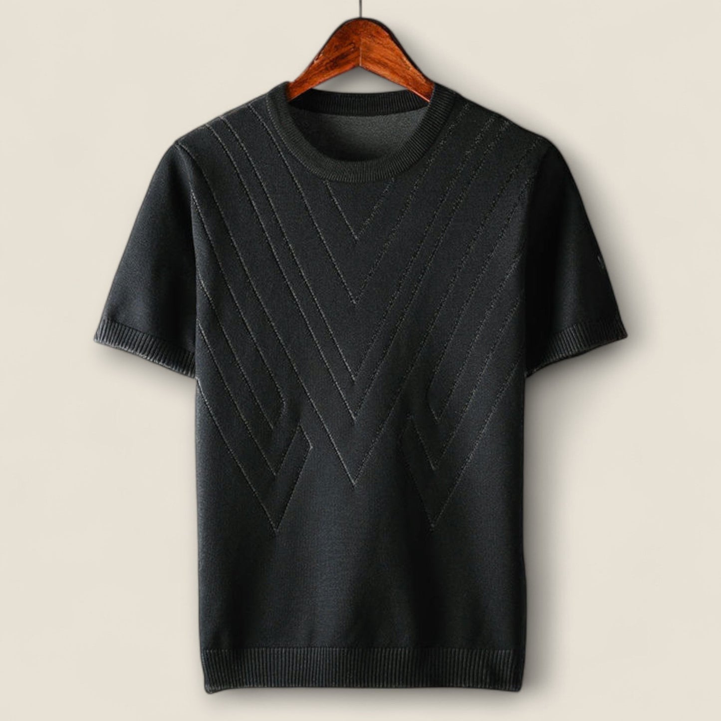 Landon - Is Silke Strikket T-Shirt