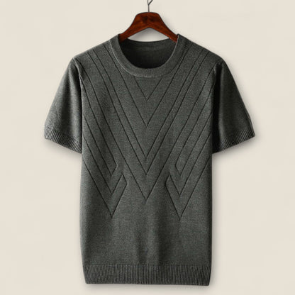 Landon - Is Silke Strikket T-Shirt