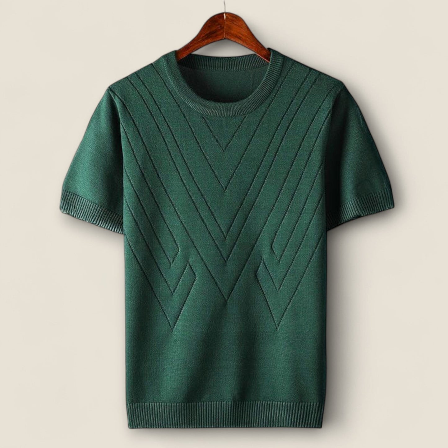 Landon - Is Silke Strikket T-Shirt