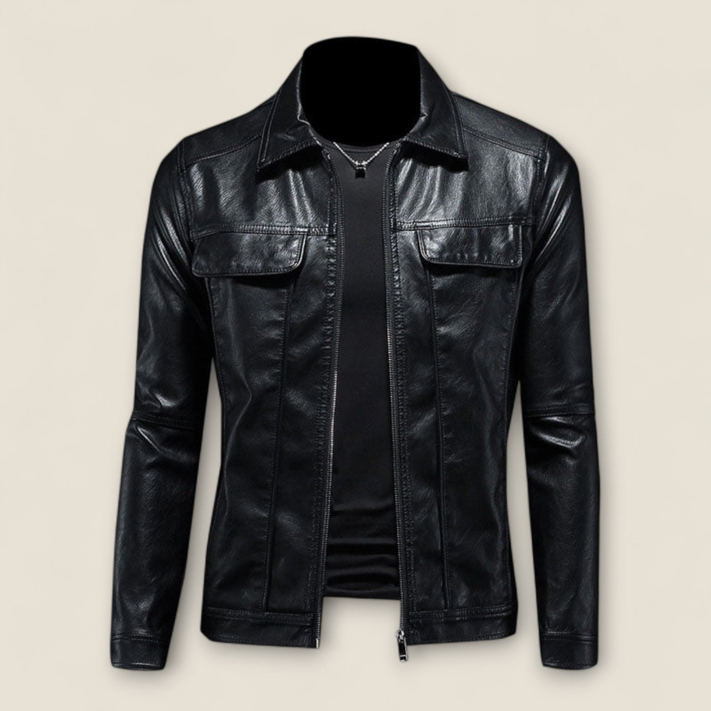 Vincenzo - Ægte Læderjakke