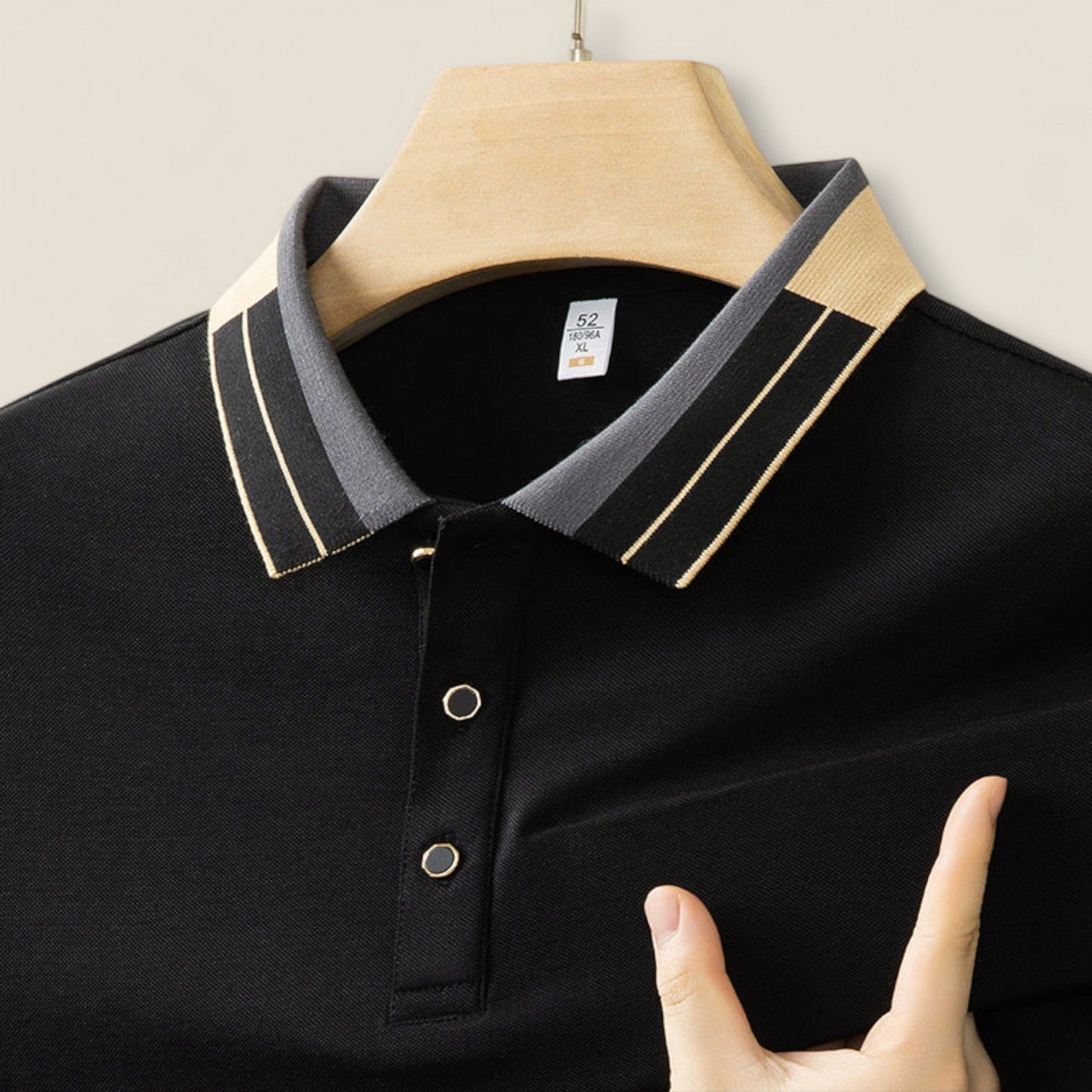 Dario - Letvægts Strik Polo Shirt