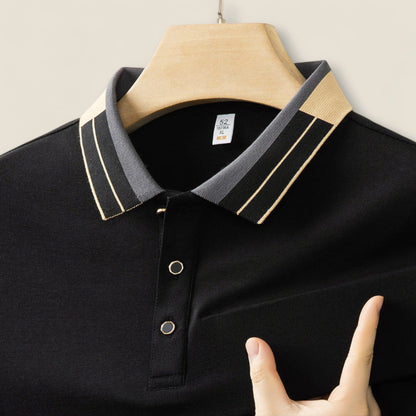 Dario - Letvægts Strik Polo Shirt