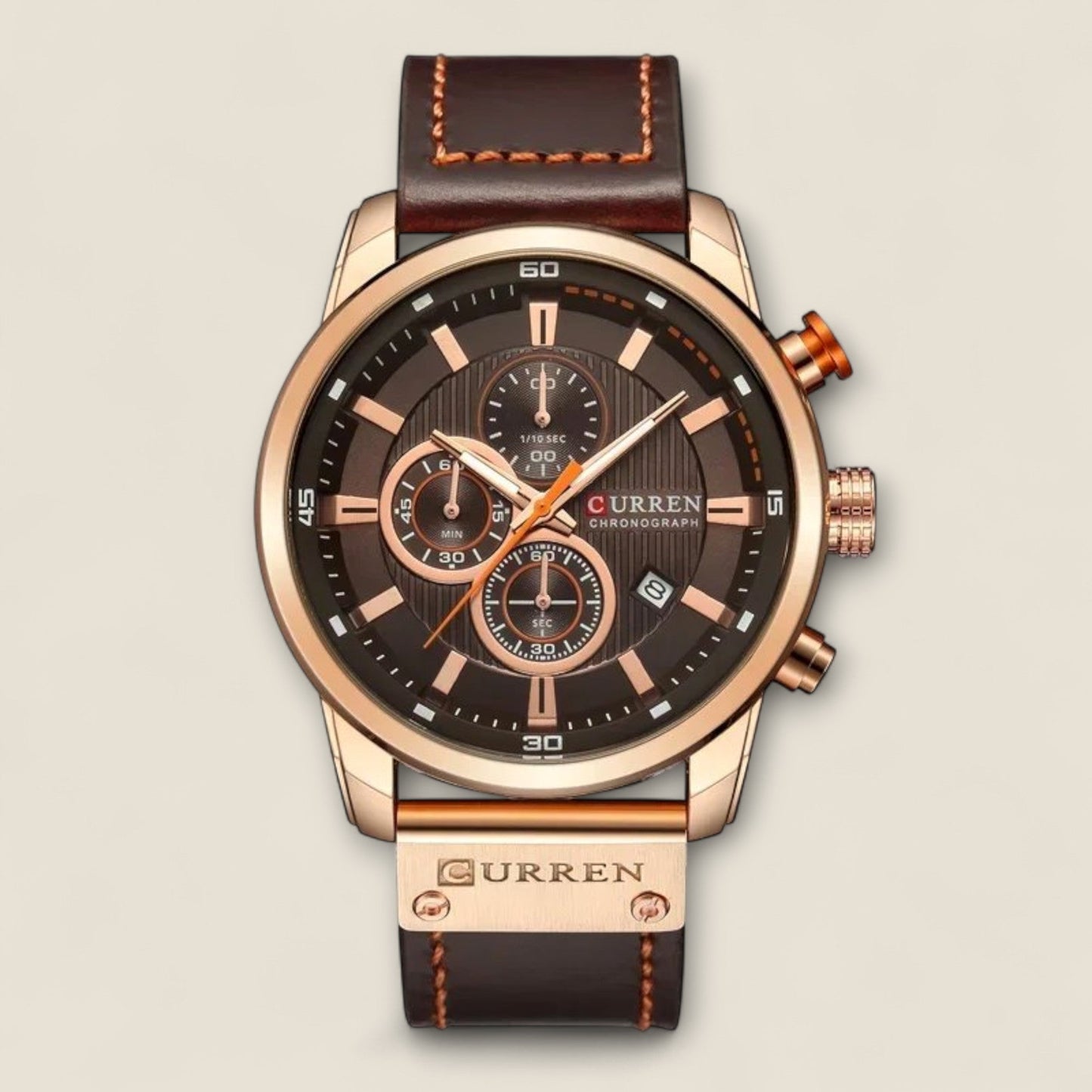 Renzo - Læder Chronograph Ur