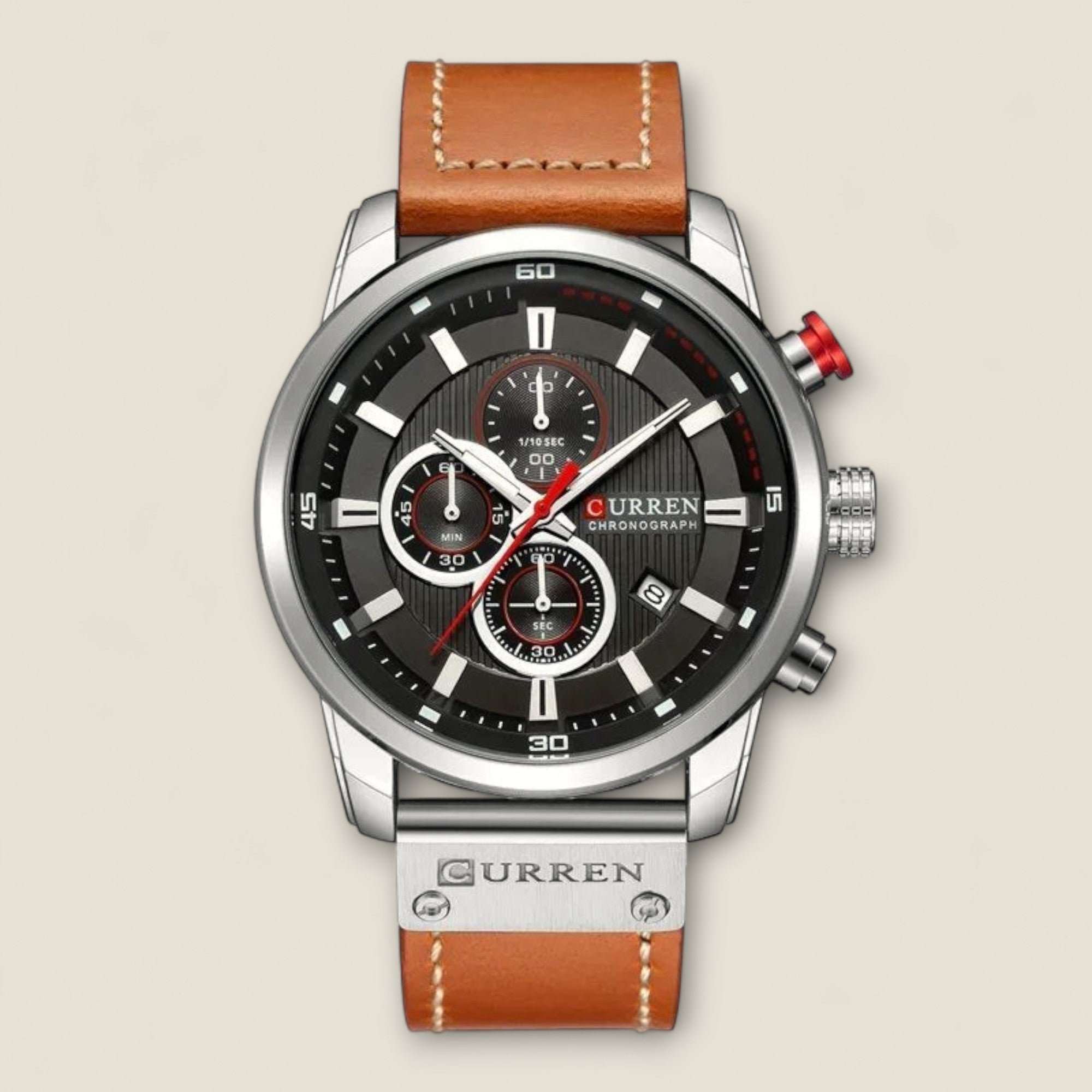 Renzo - Læder Chronograph Ur