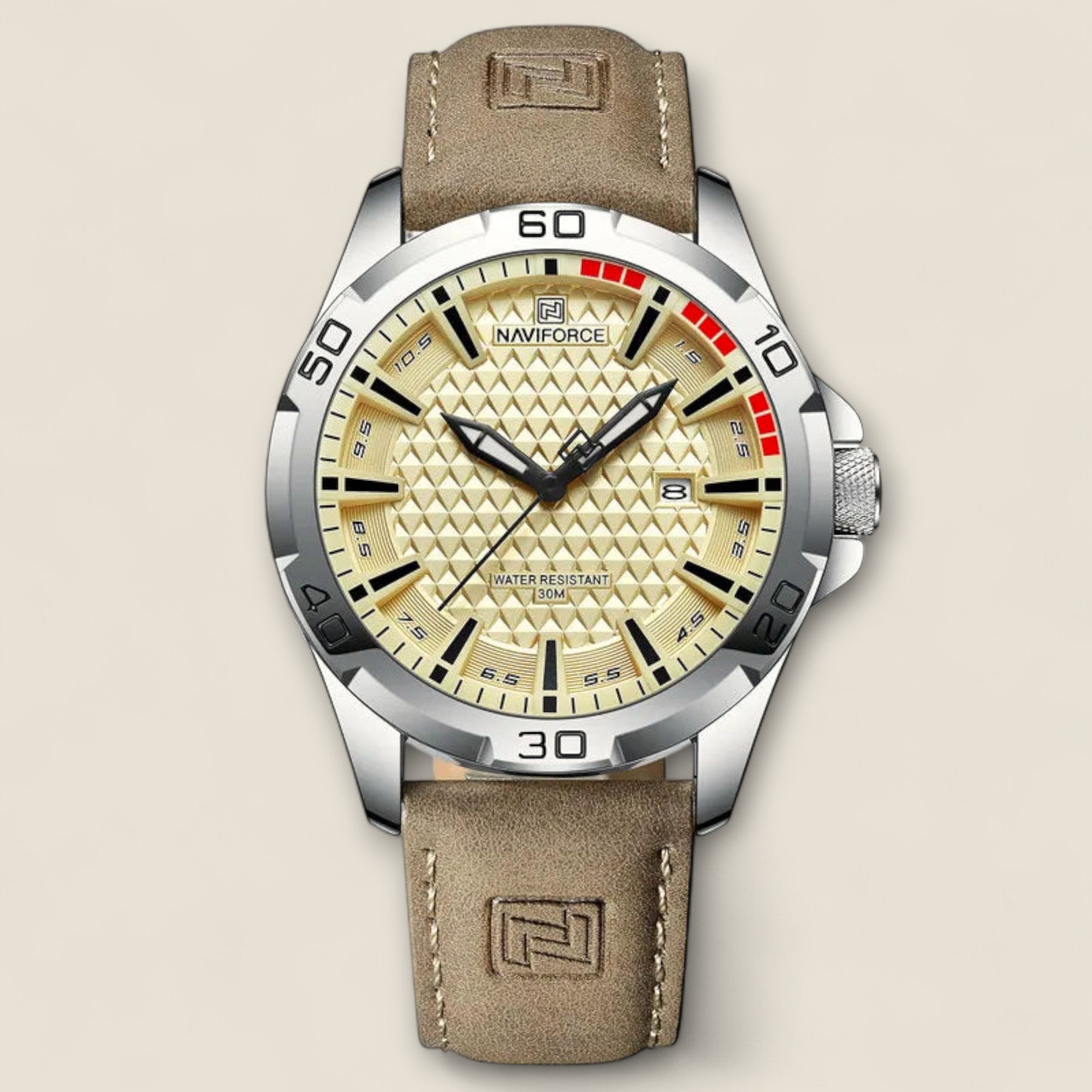 Dario - Geometrisk Ur med Skive