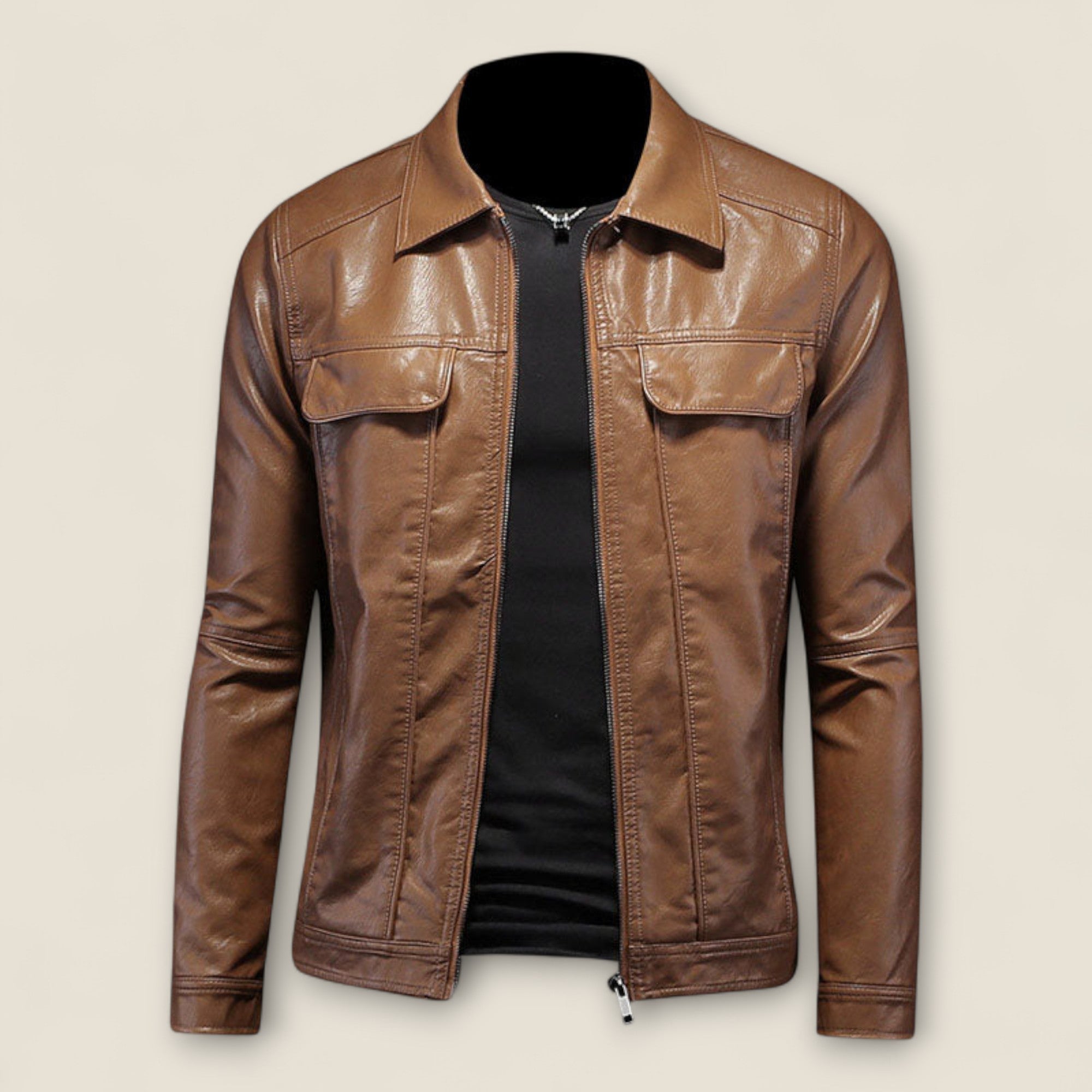 Vincenzo - Ægte Læderjakke