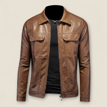 Vincenzo - Ægte Læderjakke