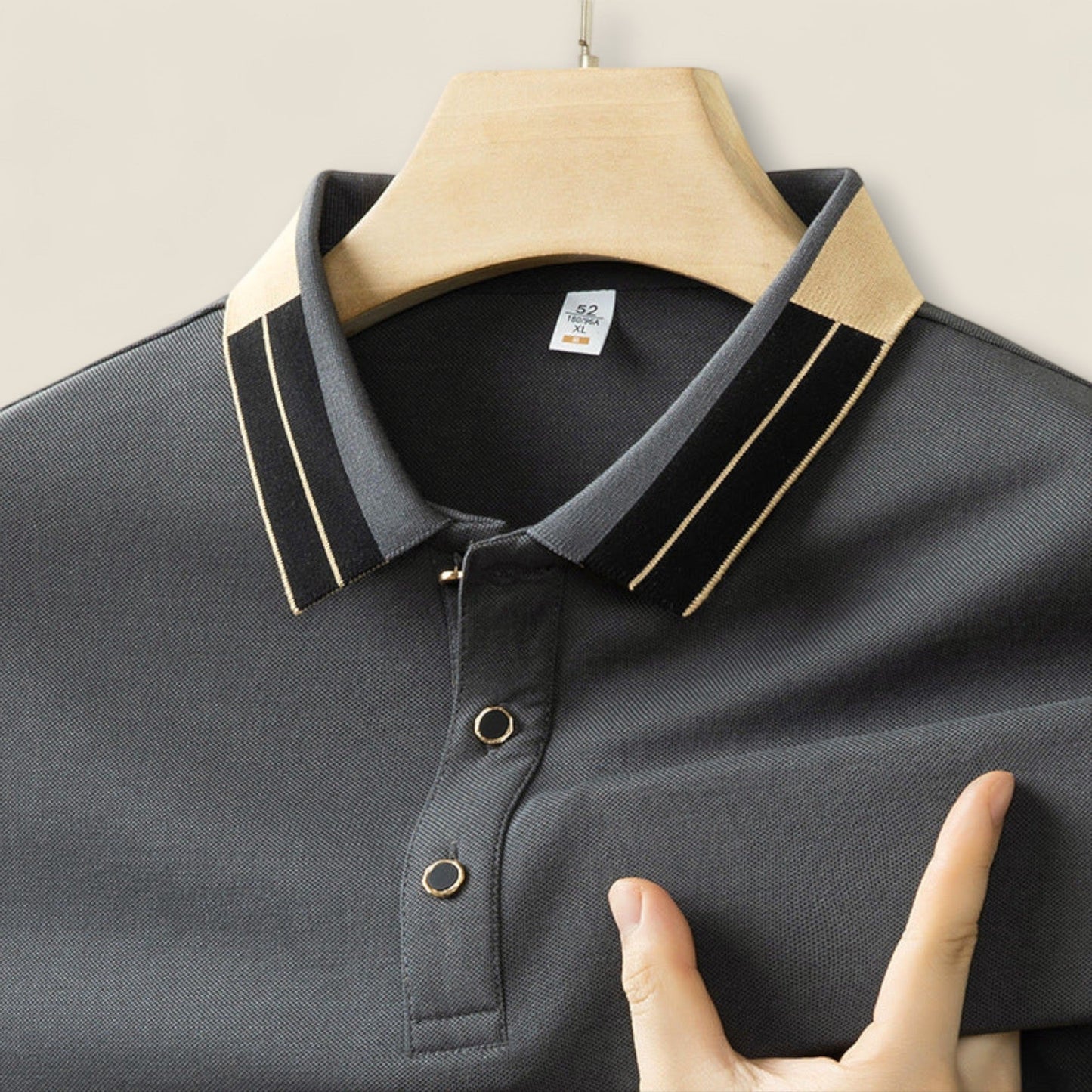 Dario - Letvægts Strik Polo Shirt