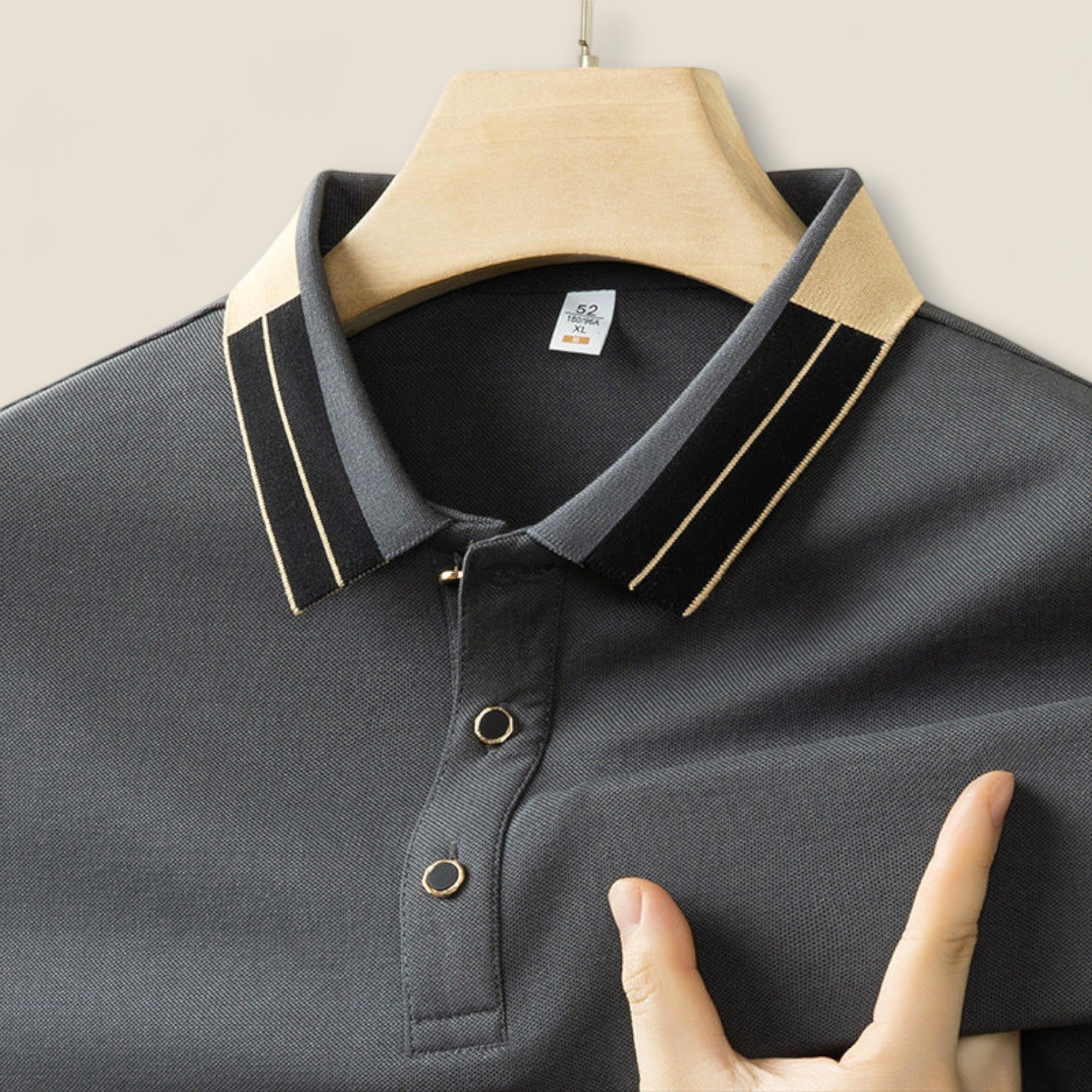 Dario - Letvægts Strik Polo Shirt