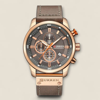 Renzo - Læder Chronograph Ur