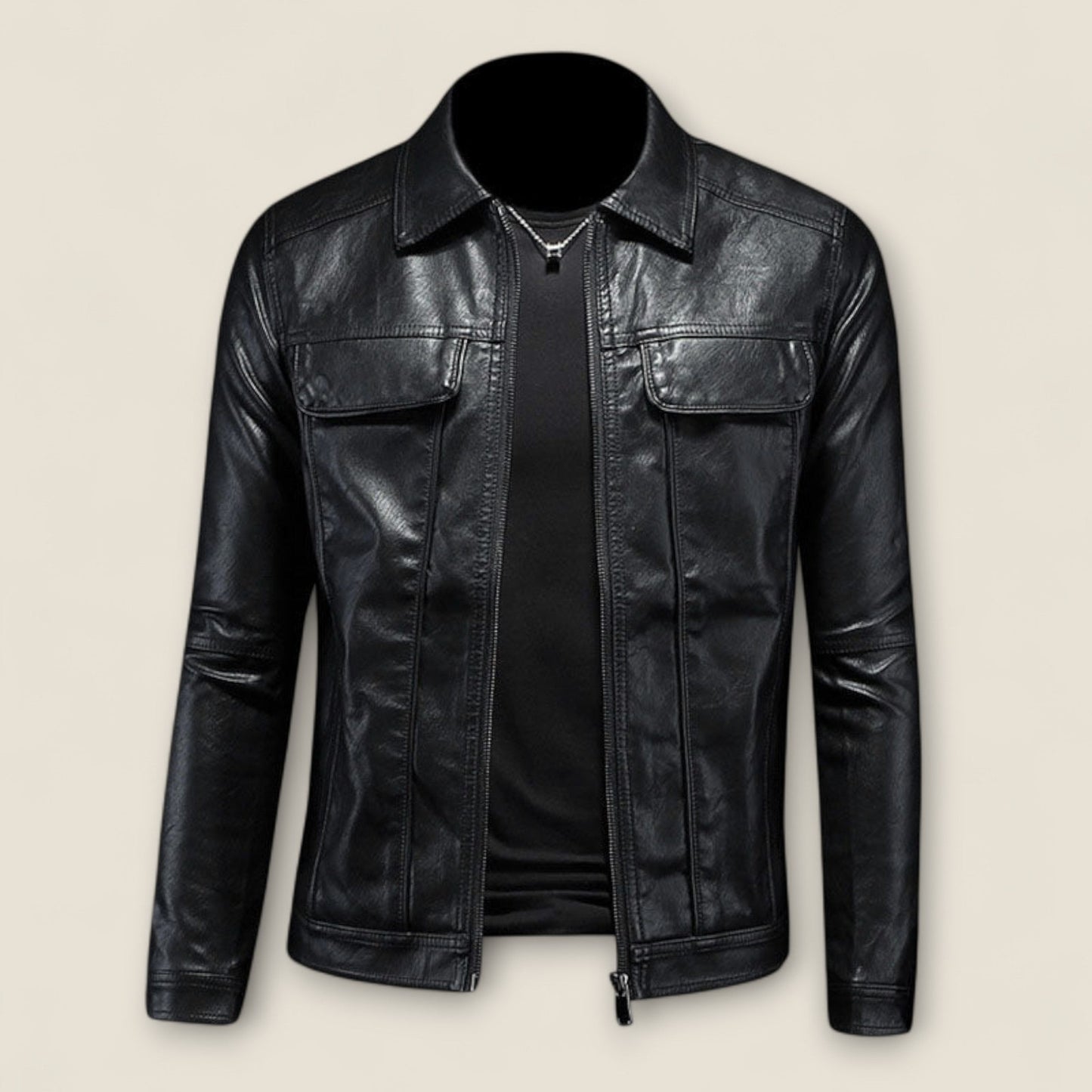 Vincenzo - Ægte Læderjakke