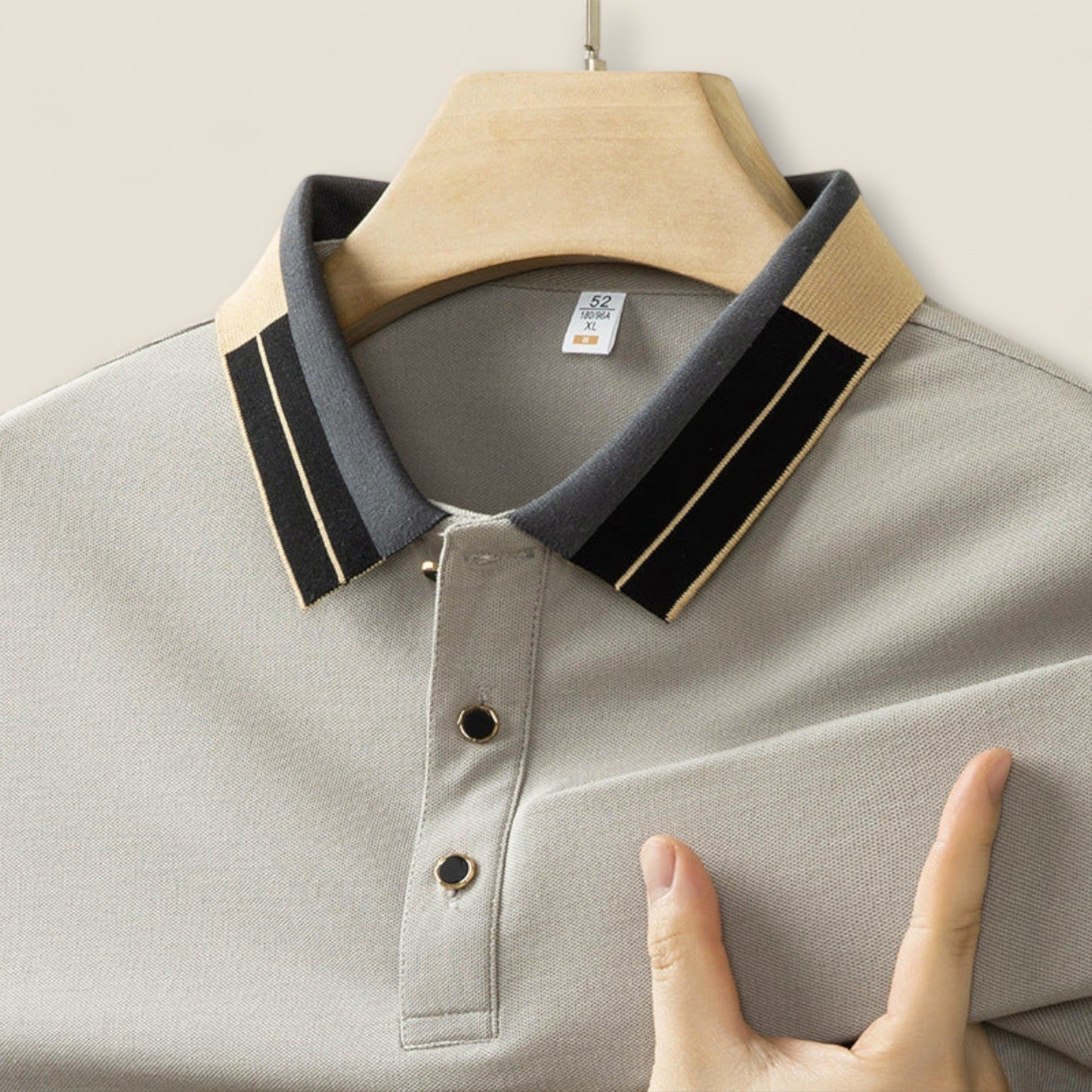 Dario - Letvægts Strik Polo Shirt