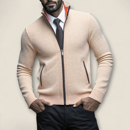 Matteo - Zip-Up Striktrøje