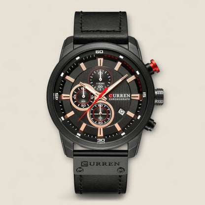 Renzo - Læder Chronograph Ur