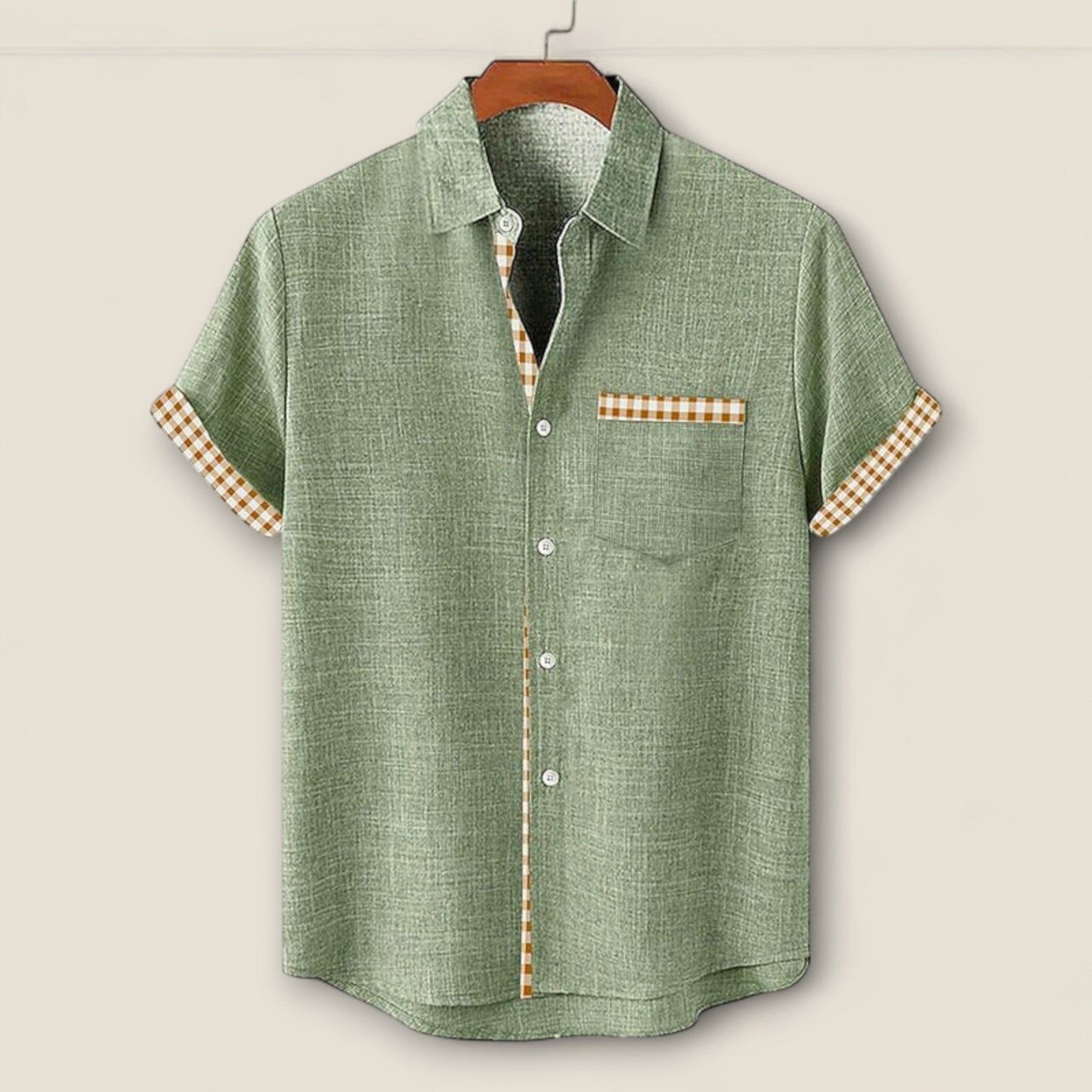 Nico - Kortærmet Skjorte med Detaljer