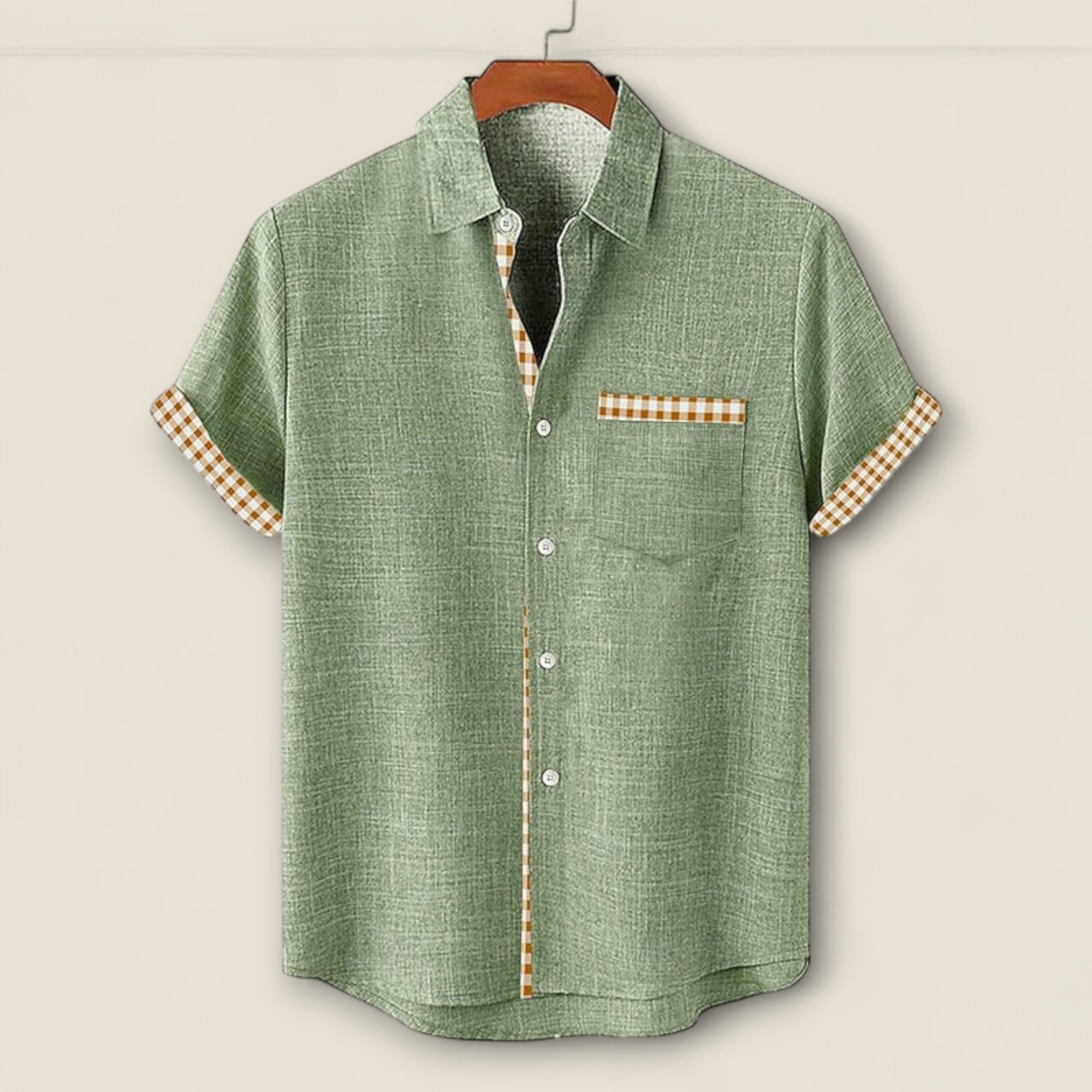 Nico - Kortærmet Skjorte med Detaljer