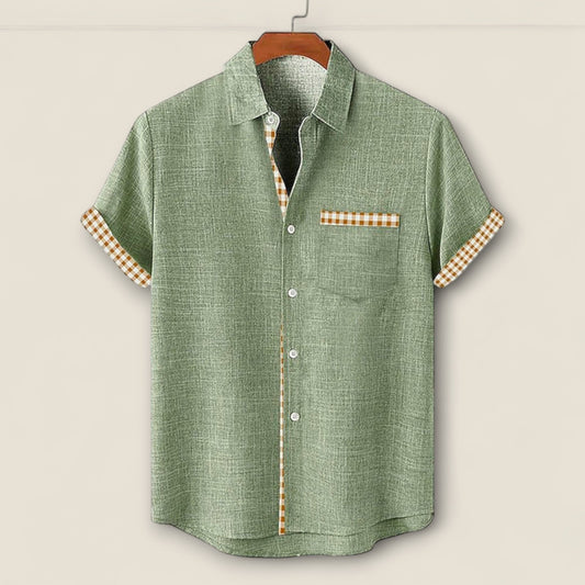 Nico - Kortærmet Skjorte med Detaljer