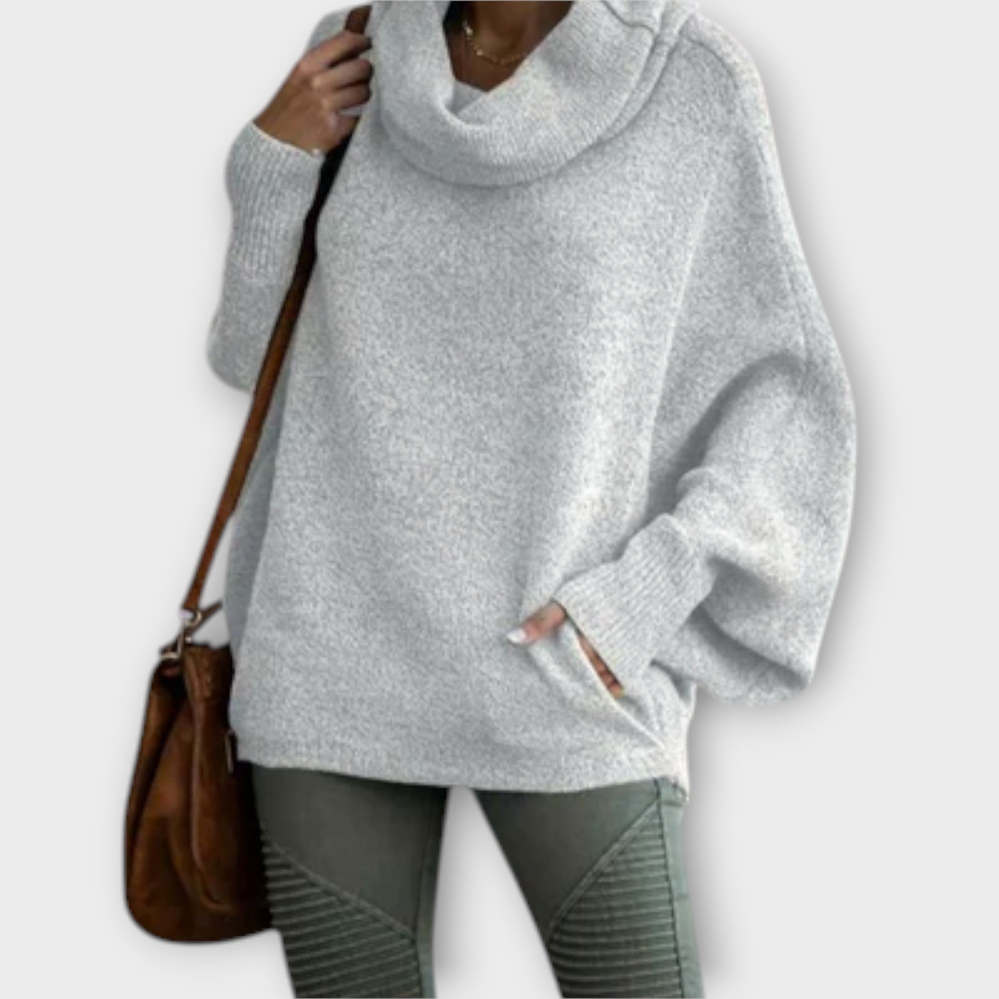 Ulrike - Elegant Dame Sweater i Skildpadde