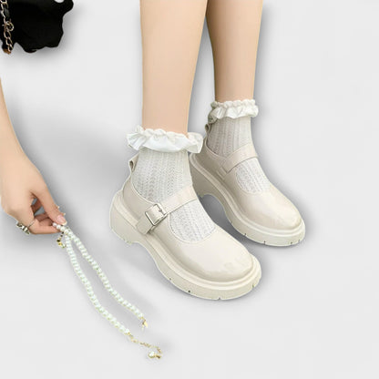 Perle - Luksus Perle Mary Jane Lædersko