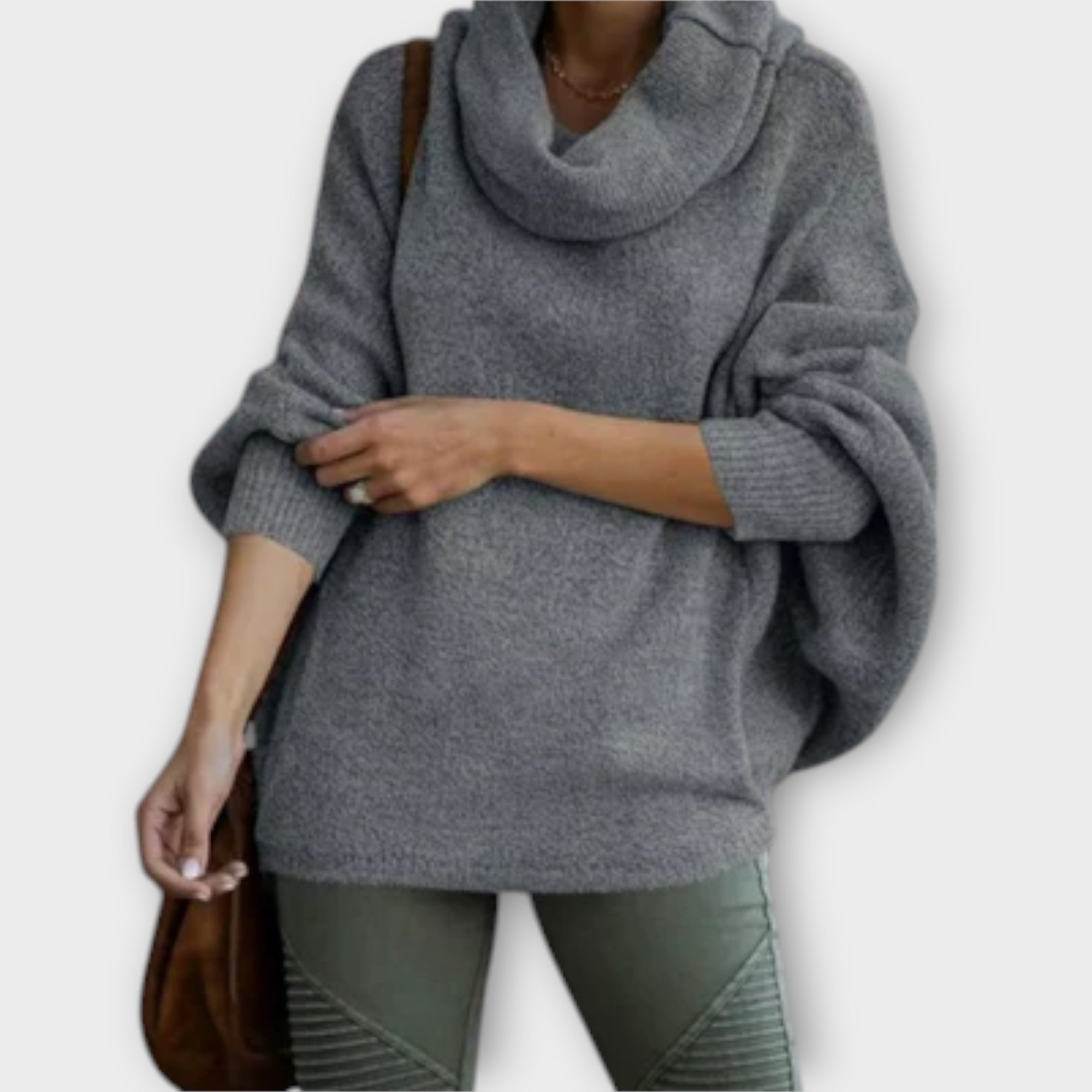 Ulrike - Elegant Dame Sweater i Skildpadde