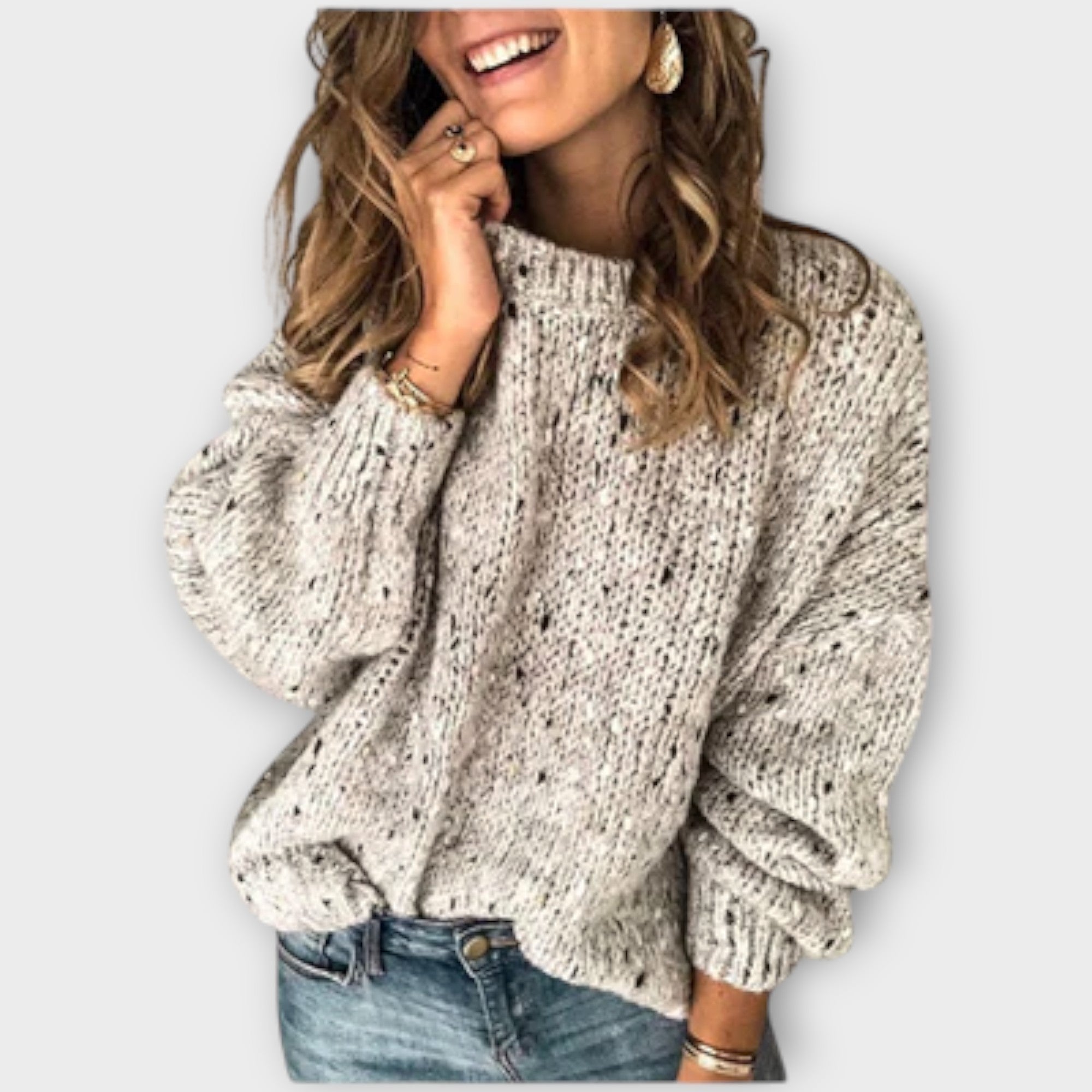 Eileen - Cozy Retro Strik Sweater