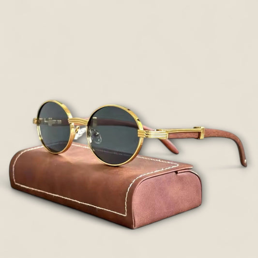 Alphonse - Retro Ovale Solbriller