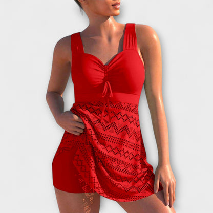 Isabella - To-delt Badedragt med Nederdel