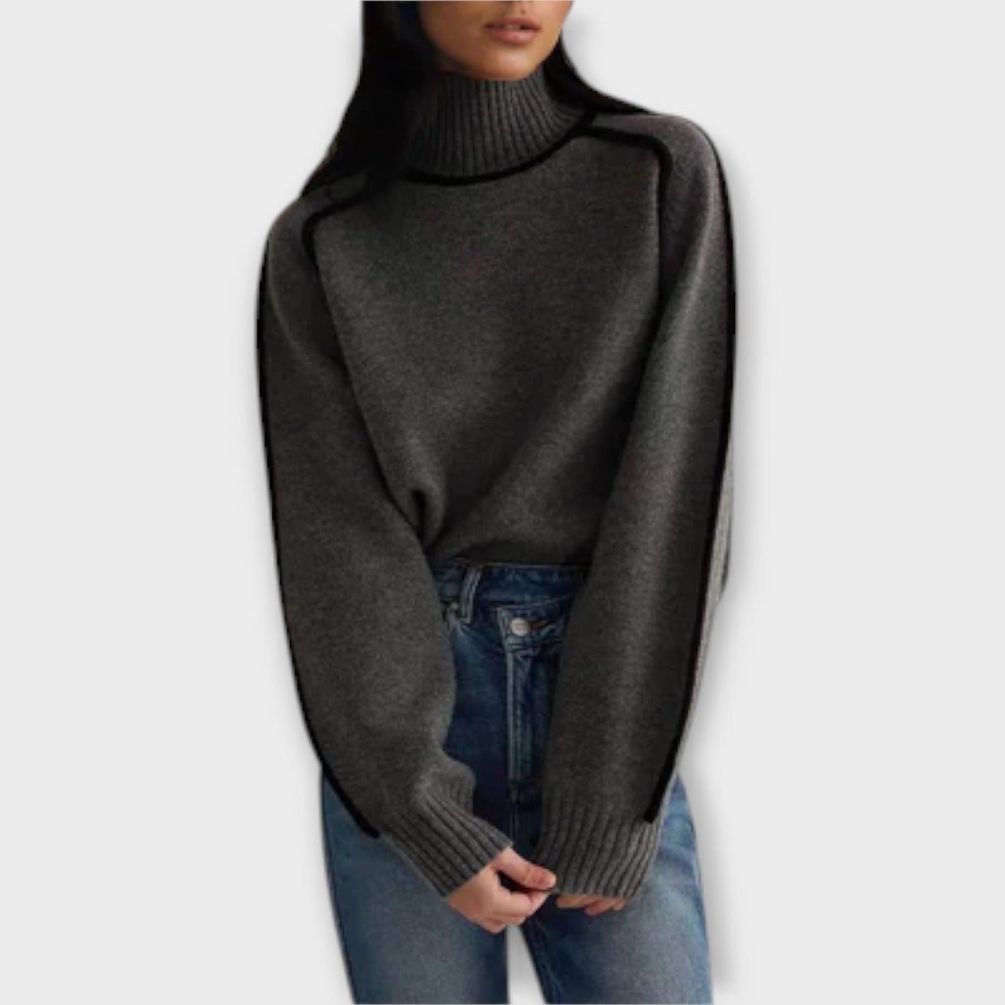 Emilie - Blød & Elegant Turtleneck Sweater