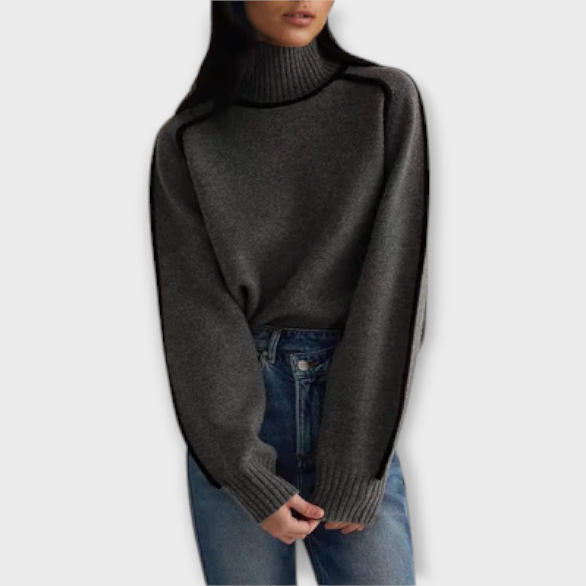 Emilie - Blød & Elegant Turtleneck Sweater