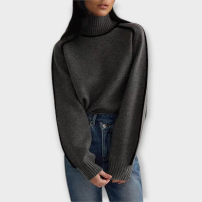 Emilie - Blød & Elegant Turtleneck Sweater