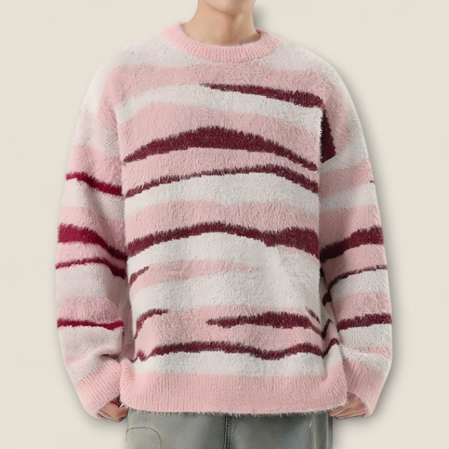 Valerio - Blød Børstet Strik Pullover