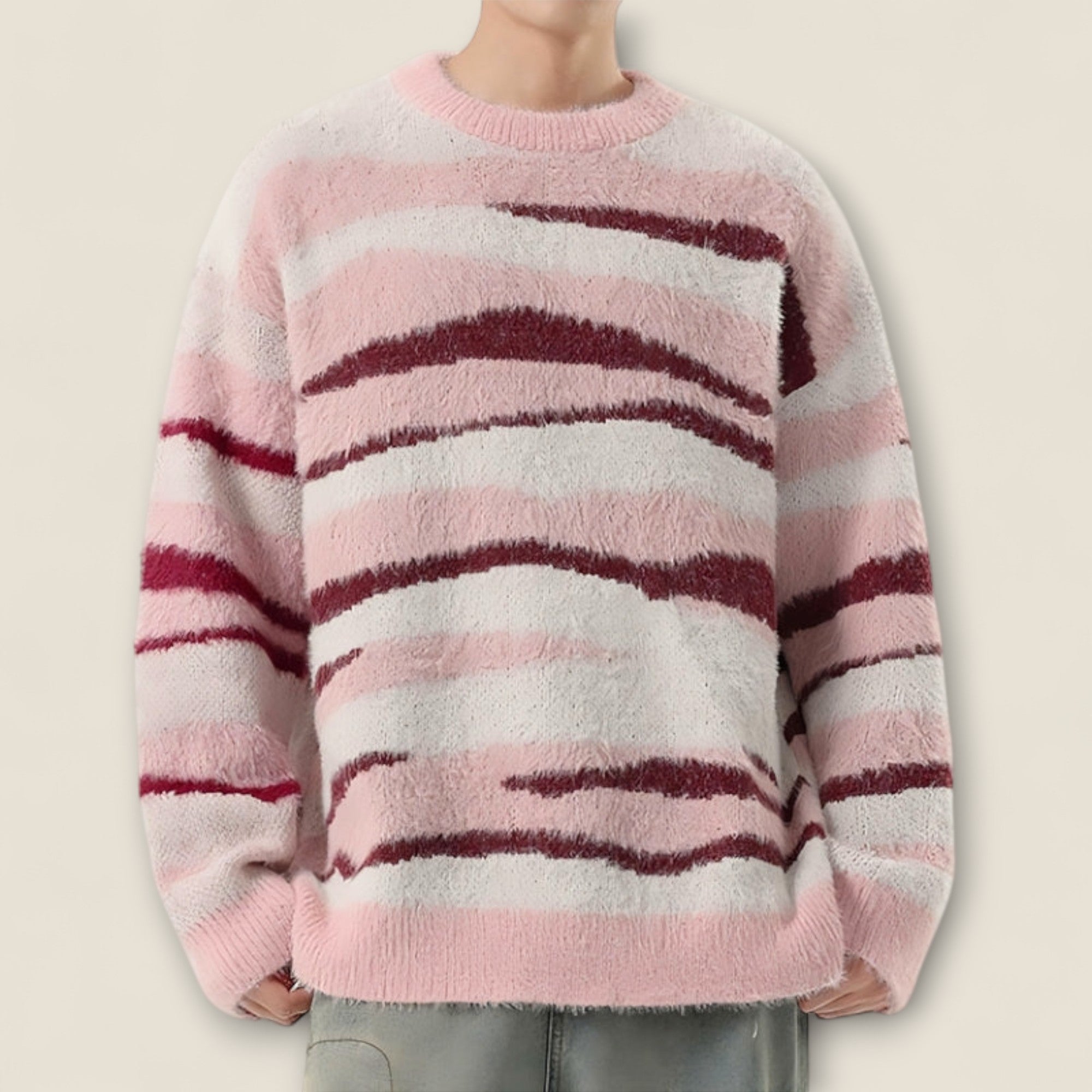 Valerio - Blød Børstet Strik Pullover