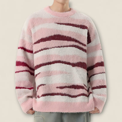 Valerio - Blød Børstet Strik Pullover