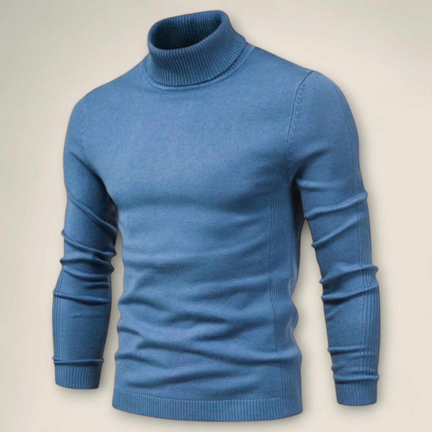 Jonas - Chic Turtleneck Striktrøje