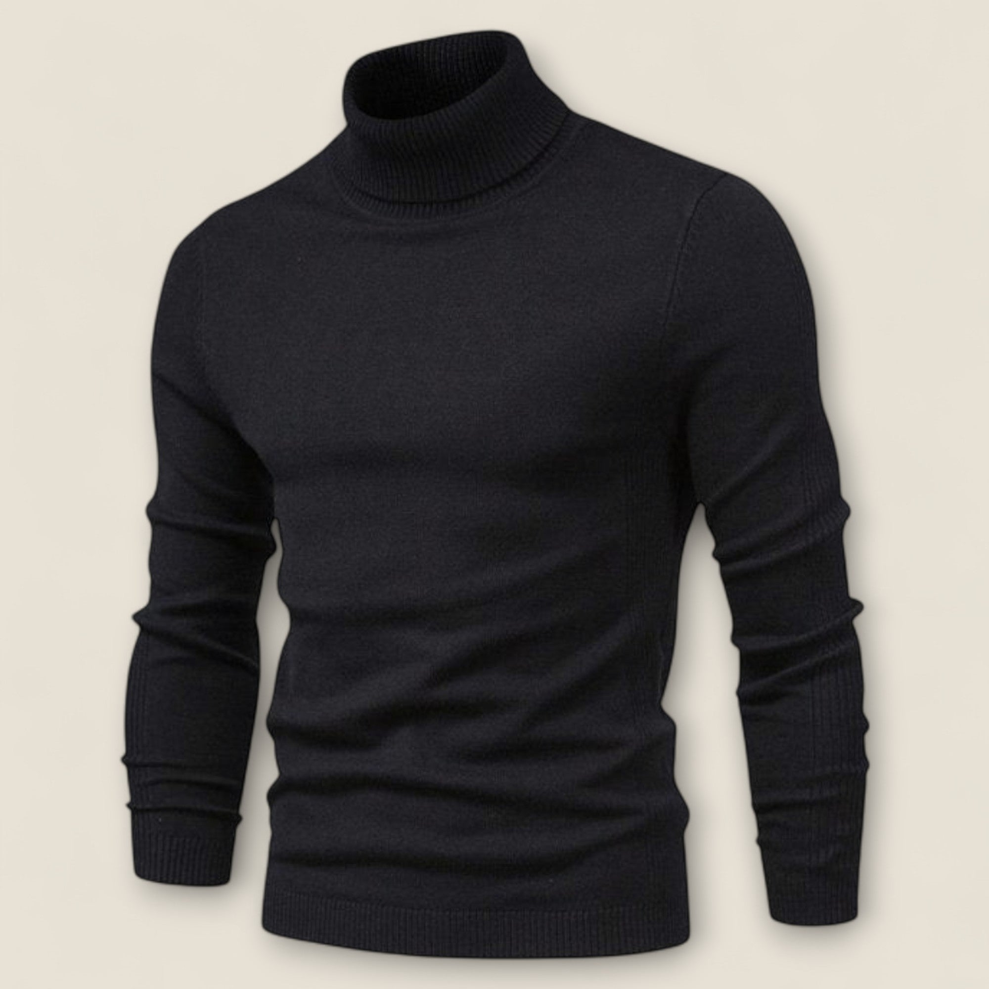 Jonas - Chic Turtleneck Striktrøje