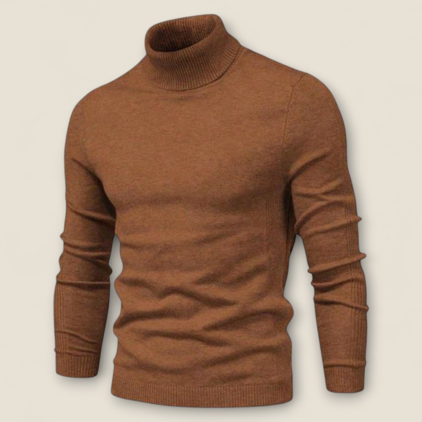 Jonas - Chic Turtleneck Striktrøje