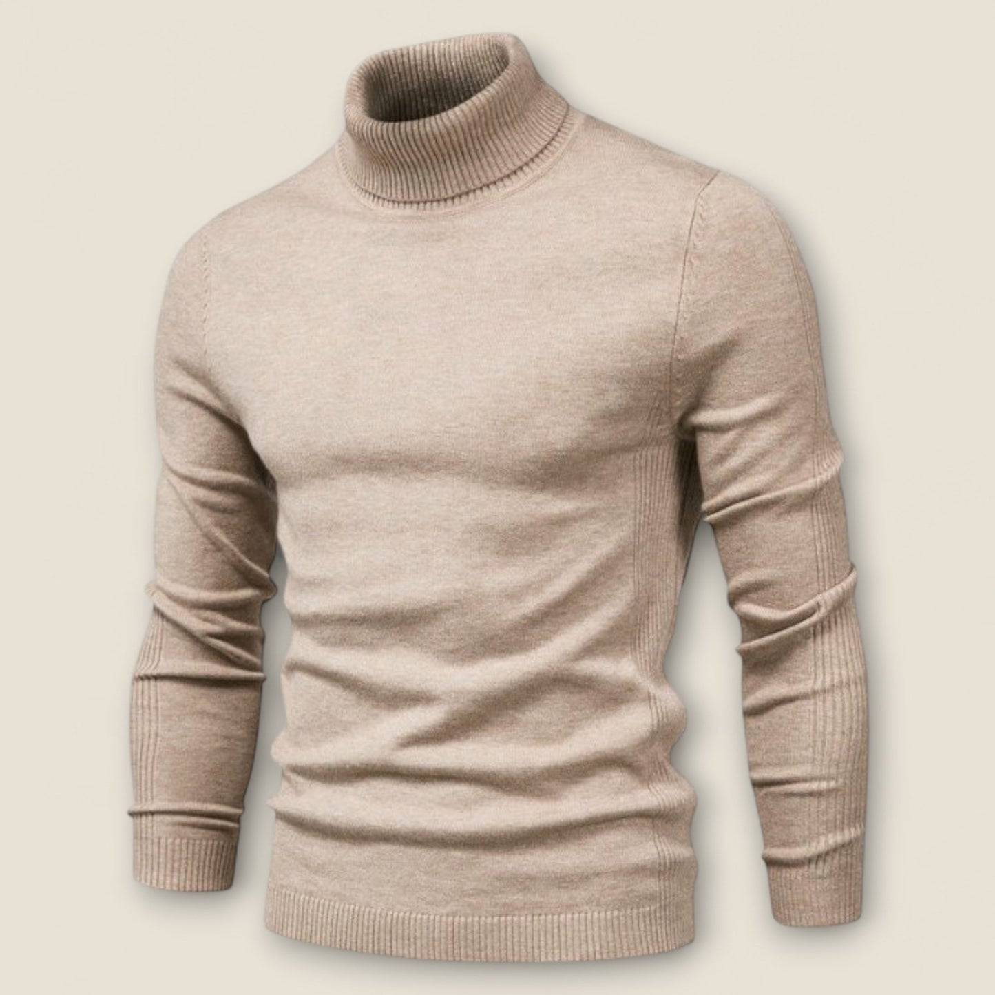 Jonas - Chic Turtleneck Striktrøje