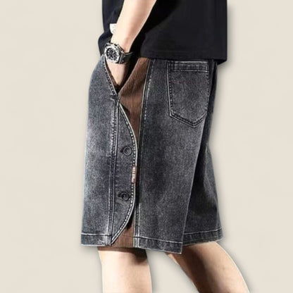 Dario - Vintage-inspirerede knapshorts